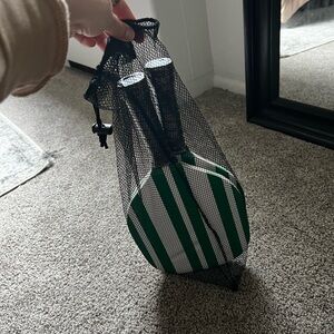 Pickleball paddle set, ball, bag